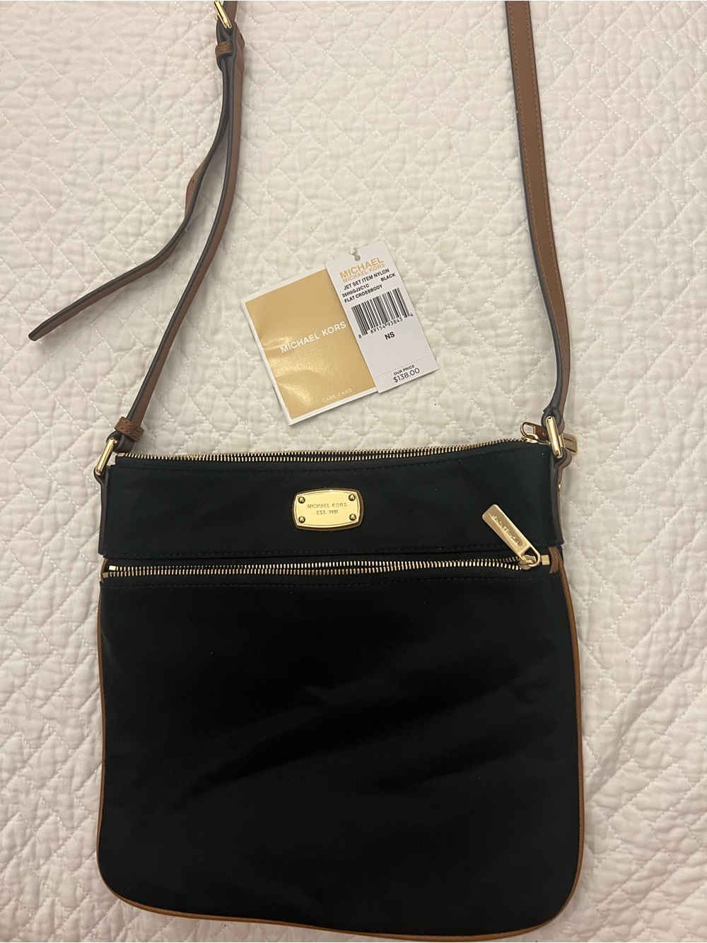 MICHAEL KORS Black Cross Body Purse